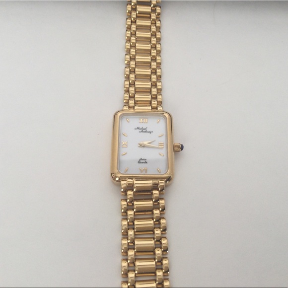 NEW 14k MICHAEL ANTHONY GOLD WATCH - Picture 7 of 10